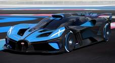 Bugatti inventa Bolide, la stella delle hypercar. Il W16 eroga 1.850 cv e arriva a 500 km/h, la carrozzeria cambia forma
