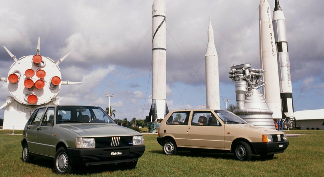 La Fiat Uno è stata svelata a Cape Canaveral nel 1983