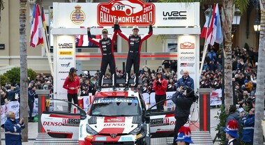 Toyota mette a segno la prima vittoria del 2023 al Rallye Montecarlo